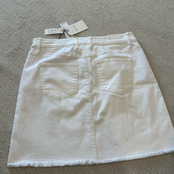 Tommy Bahama White Ella Twill Denim Skirt - Size 10 - NWT - Picture 4 of 12